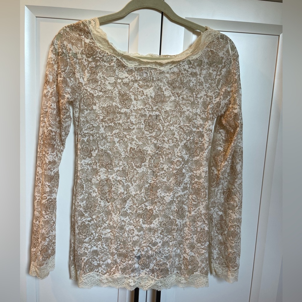 Free People Lace Top